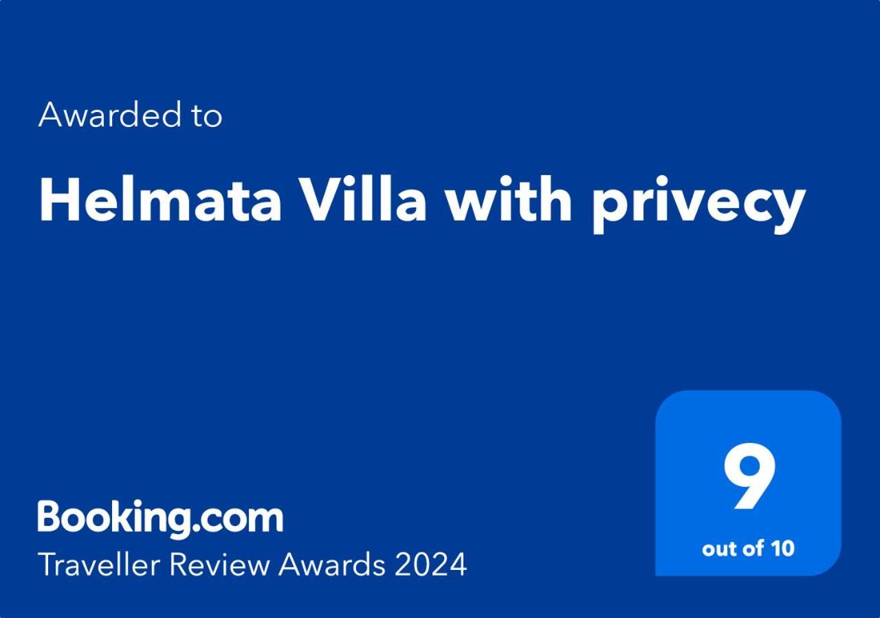 Helmata Villa With Privecy 아르고스톨리온 외부 사진